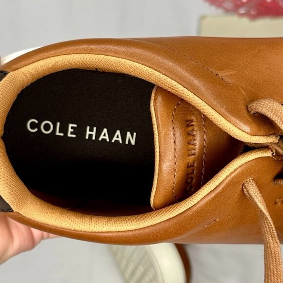 Cole Haan Grand Crosscourt Traveler Sneakers Tan Size 13M - Picture 7 of 11
